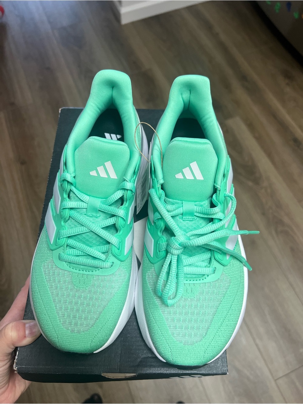 Woman’s adidas Mint Teal Lace-Up Sneakers